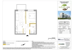 Mieszkanie, 37,52 m², 2 pokoje, piętro 1, oferta nr K22