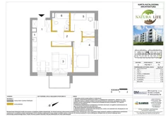 Mieszkanie, 54,37 m², 3 pokoje, piętro 1, oferta nr G19