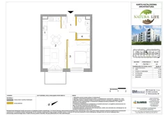 Mieszkanie, 38,60 m², 2 pokoje, piętro 1, oferta nr G22