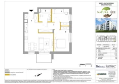 Mieszkanie, 54,37 m², 3 pokoje, piętro 2, oferta nr G34
