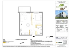 Mieszkanie, 42,60 m², 2 pokoje, piętro 1, oferta nr H16