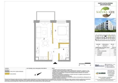 Mieszkanie, 37,57 m², 2 pokoje, piętro 1, oferta nr H17