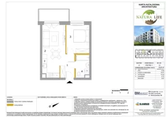 Mieszkanie, 37,57 m², 2 pokoje, piętro 1, oferta nr H31