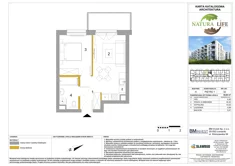 Mieszkanie, 35,84 m², 2 pokoje, piętro 1, oferta nr H32
