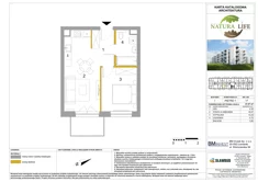 Mieszkanie, 37,57 m², 2 pokoje, piętro 1, oferta nr I17