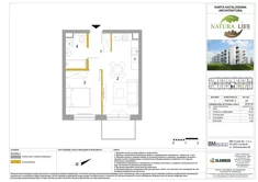 Mieszkanie, 37,57 m², 2 pokoje, piętro 2, oferta nr I48