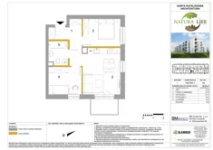 Mieszkanie, 48,59 m², 3 pokoje, piętro 3, oferta nr I63