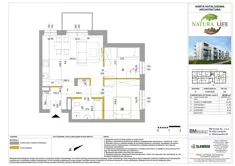 Mieszkanie, 56,88 m², 3 pokoje, parter, oferta nr K9