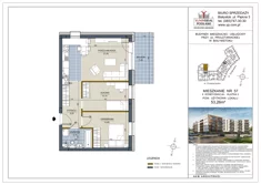 Mieszkanie, 53,26 m², 3 pokoje, piętro 1, oferta nr 57