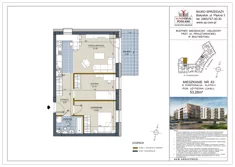Mieszkanie, 53,26 m², 3 pokoje, piętro 2, oferta nr 63