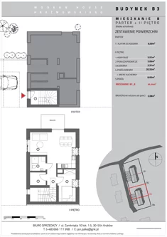 Mieszkanie, 44,44 m², 2 pokoje, piętro 2, oferta nr B3/B