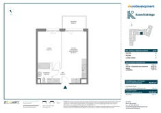 Mieszkanie, 41,83 m², 2 pokoje, piętro 6, oferta nr B/78