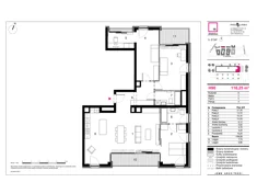 Mieszkanie, 116,25 m², 4 pokoje, piętro 5, oferta nr H90