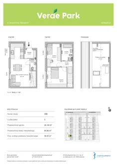 Mieszkanie, 65,86 m², 3 pokoje, parter, oferta nr 39B