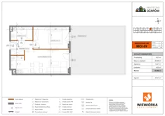 Mieszkanie, 40,88 m², 2 pokoje, parter, oferta nr MOI69