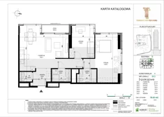 Mieszkanie, 79,52 m², 3 pokoje, piętro 4, oferta nr B.023