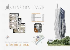 Mieszkanie, 126,40 m², 4 pokoje, piętro 29, oferta nr W168