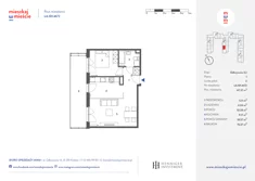 Mieszkanie, 47,61 m², 2 pokoje, piętro 1, oferta nr L4.101.M72