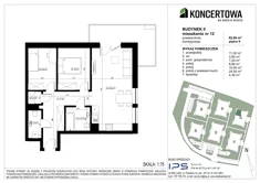 Mieszkanie, 62,60 m², 3 pokoje, piętro 2, oferta nr 2_II/12