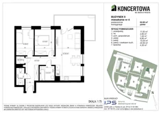 Mieszkanie, 62,60 m², 3 pokoje, parter, oferta nr 2_II/4
