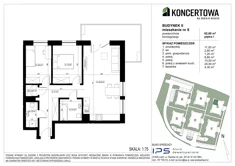 Mieszkanie, 62,60 m², 3 pokoje, piętro 1, oferta nr 2_II/8