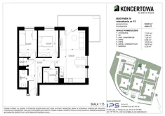 Mieszkanie, 62,60 m², 3 pokoje, piętro 2, oferta nr 2_IV/12