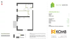 Mieszkanie, 65,00 m², 3 pokoje, piętro 2, oferta nr B2.6