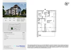 Mieszkanie, 38,05 m², 2 pokoje, parter, oferta nr III/2