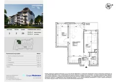 Mieszkanie, 53,24 m², 3 pokoje, piętro 2, oferta nr III/29