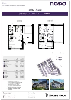 Mieszkanie, 92,48 m², 4 pokoje, parter, oferta nr 17A