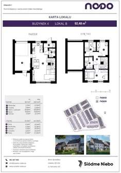 Mieszkanie, 92,48 m², 4 pokoje, parter, oferta nr 4B
