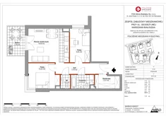 Mieszkanie, 56,49 m², 3 pokoje, piętro 4, oferta nr 14-34