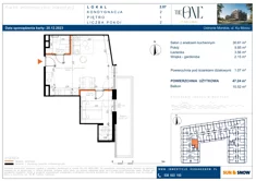 Apartament, 47,24 m², 2 pokoje, piętro 1, oferta nr M/2/07