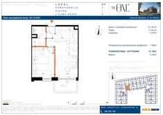 Apartament, 37,79 m², 2 pokoje, piętro 1, oferta nr M/2/11