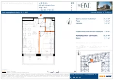 Apartament, 37,23 m², 2 pokoje, piętro 1, oferta nr M/2/13