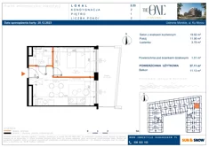 Apartament, 37,11 m², 2 pokoje, piętro 1, oferta nr M/2/23