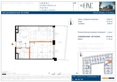 Apartament, 37,43 m², 2 pokoje, piętro 1, oferta nr M/2/24