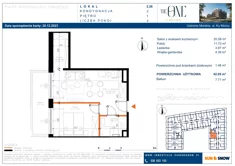 Apartament, 42,05 m², 2 pokoje, piętro 1, oferta nr M/2/26