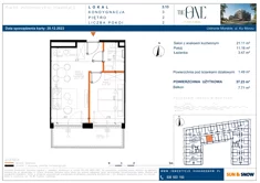 Apartament, 37,23 m², 2 pokoje, piętro 2, oferta nr M/3/13