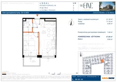 Apartament, 37,29 m², 2 pokoje, piętro 2, oferta nr M/3/19