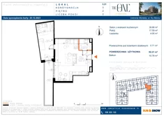 Apartament, 62,21 m², 2 pokoje, piętro 2, oferta nr M/3/21