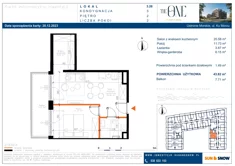 Apartament, 43,82 m², 2 pokoje, piętro 2, oferta nr M/3/26