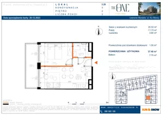 Apartament, 37,40 m², 2 pokoje, piętro 2, oferta nr M/3/28