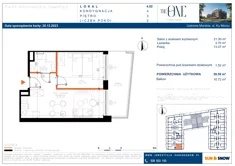 Apartament, 39,59 m², 2 pokoje, piętro 3, oferta nr M/4/02