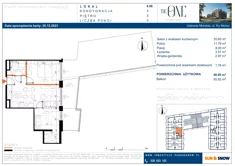 Apartament, 48,69 m², 3 pokoje, piętro 3, oferta nr M/4/06