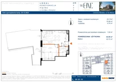 Apartament, 44,49 m², 2 pokoje, piętro 3, oferta nr M/4/15