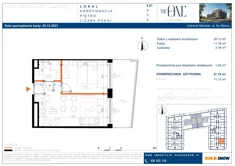 Apartament, 37,15 m², 2 pokoje, piętro 3, oferta nr M/4/21