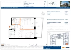 Apartament, 39,25 m², 2 pokoje, piętro 3, oferta nr M/4/23