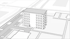 Wirtualna makieta 3D mieszkania 58.01 m², B32