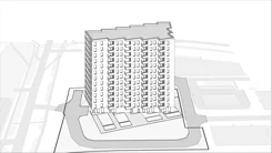 Wirtualna makieta 3D apartamentu 69.11 m², 72